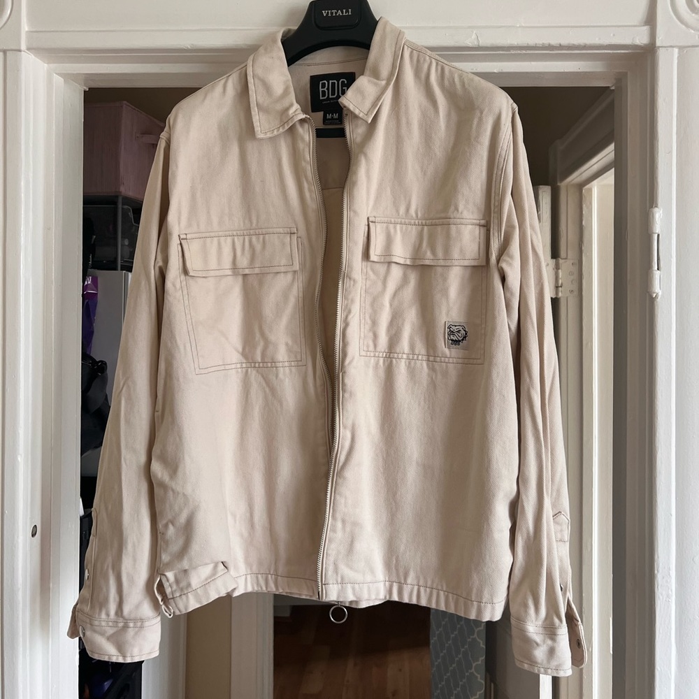 BDG urban outfitters men’s white utility jacket